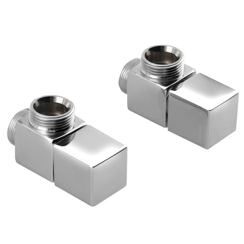 SAPHO - CUBE pripojovacia sada ventilov ručná rohová, chróm CP4010S