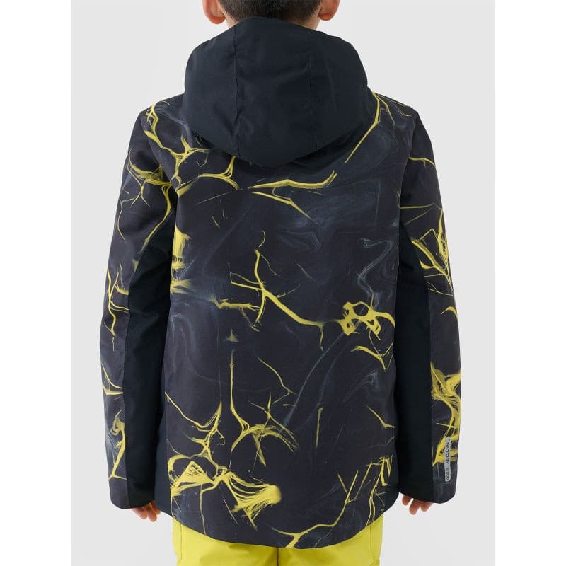 Chlapčenská lyžiarska bunda 4F JUNIOR TECHNICAL JACKET M0830-4FJWAW25TTJAM0830-90A-MULTICOLOUR ALLOVER 3