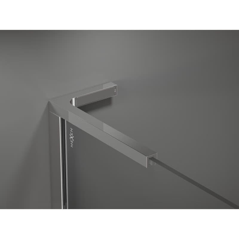 MEXEN/S - Velar L sprchovací kút, posuvné dvere 100 x 70, grafit, chróm 871-100-070-43-01 4