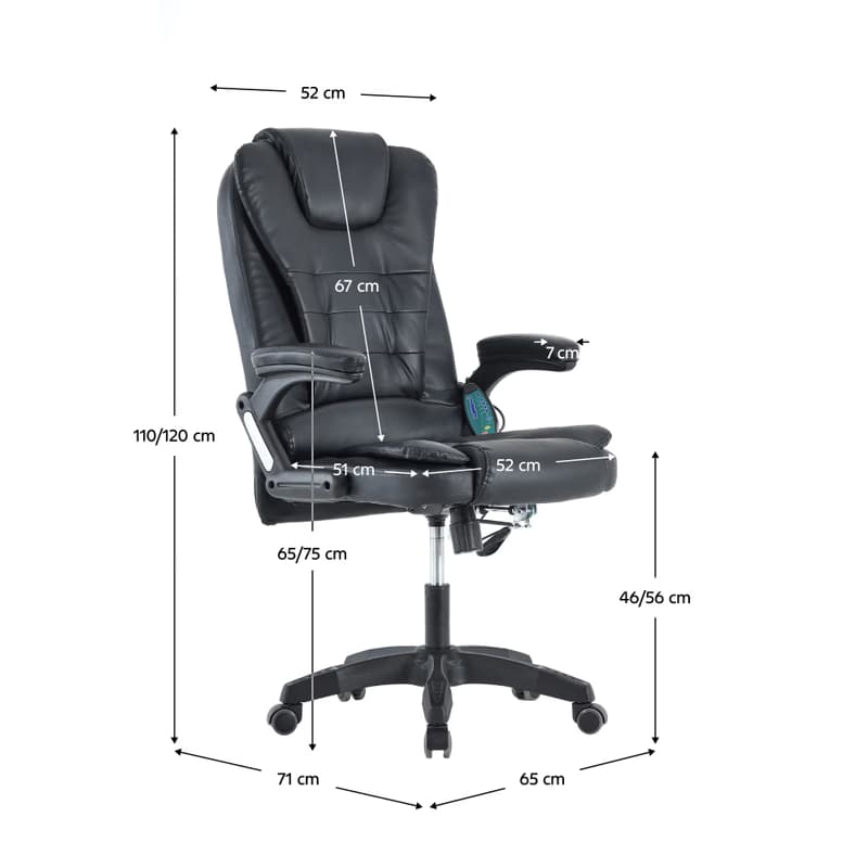 Masážne kancelárske kreslo TYLER NEW Tempo Kondela 3
