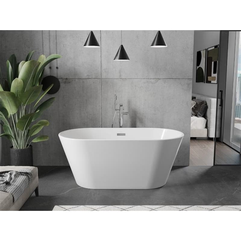 MEXEN - Flavia voľne stojaca vaňa 150x75cm biela 54031507500 2