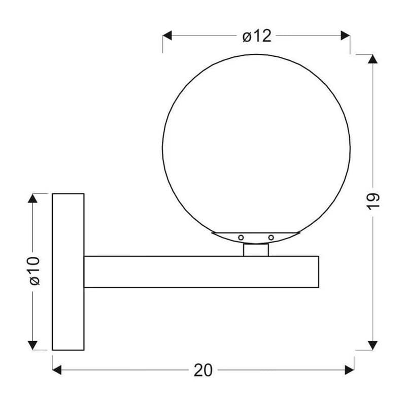 Nástenná lampa KAMA 1xG9 Candellux 6