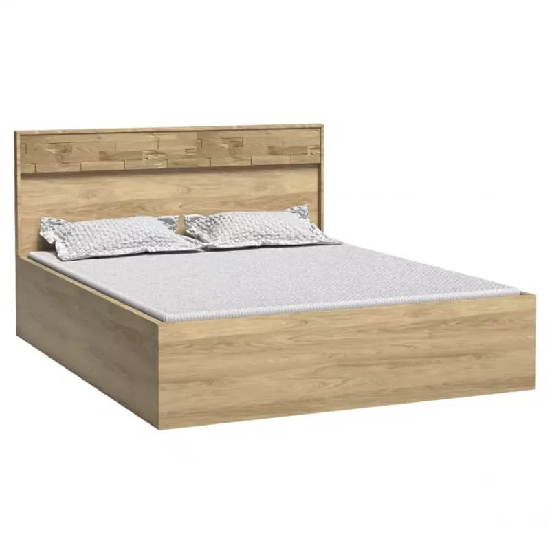 Posteľ M9 Mediolan 140x200 Deska Natural Hikora 1