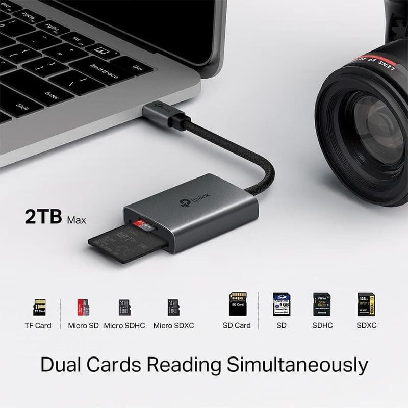 TP-Link UA440C čítačka kariet (1xUSB-C3.2Gen1, 1xmicroSD, 1xSD) 4