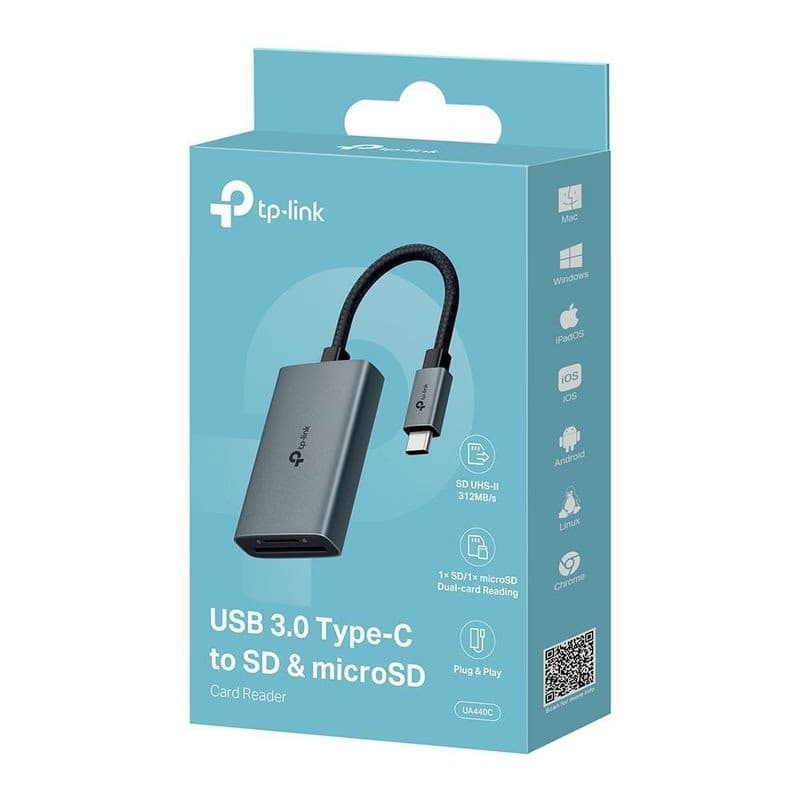 TP-Link UA440C čítačka kariet (1xUSB-C3.2Gen1, 1xmicroSD, 1xSD) 5