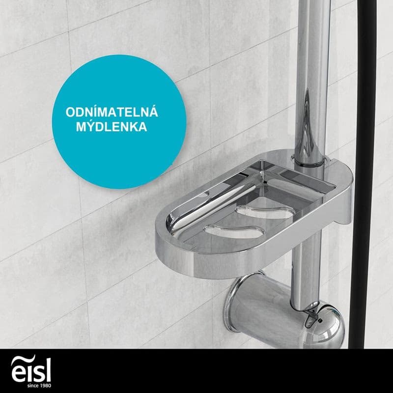 Eisl Eisl - Sprchový set bez batérie SHOWER DREAM, chróm / čierna DXLD60088CS DXLD60088CS 2