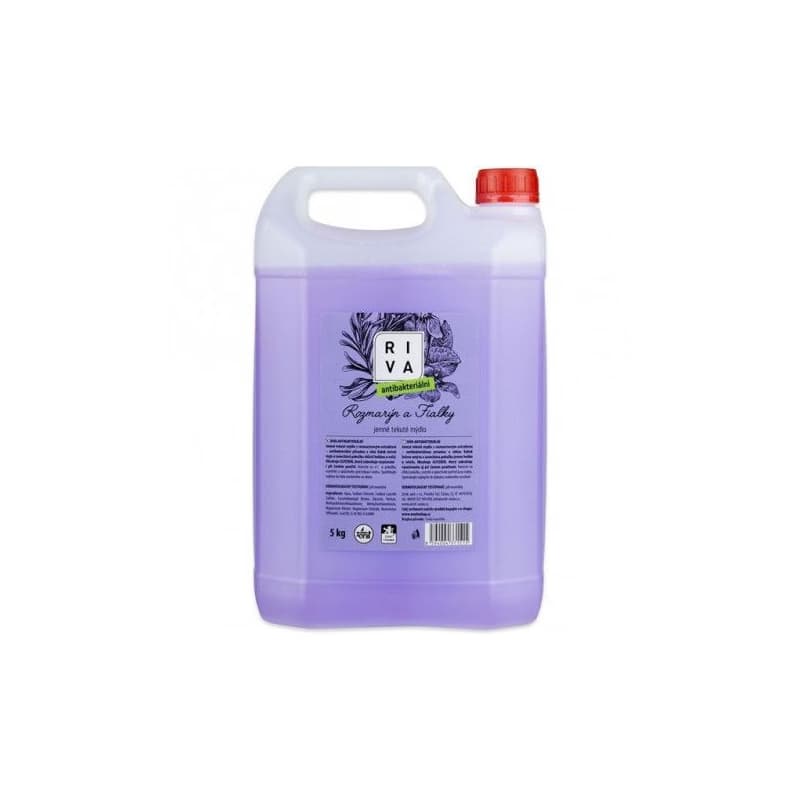 Mydlo tekuté Riva antibakteriálne s glycerínom 5L 1
