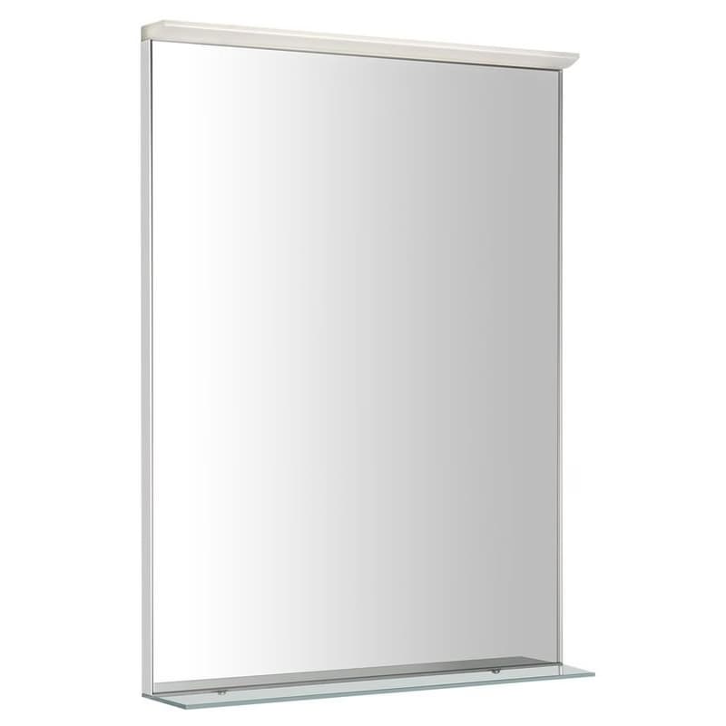SAPHO - TRAKA zrkadlo s LED osvetlením a poličkou, 60x80cm TK060