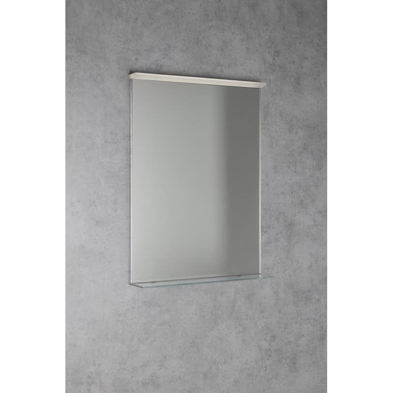SAPHO - TRAKA zrkadlo s LED osvetlením a poličkou, 60x80cm TK060 3