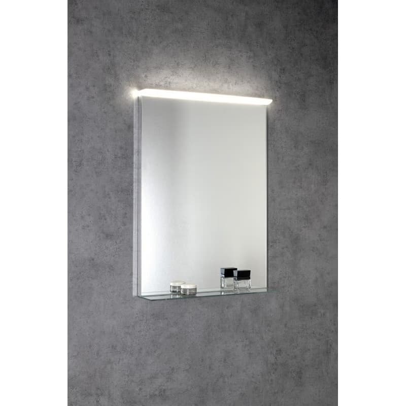SAPHO - TRAKA zrkadlo s LED osvetlením a poličkou, 60x80cm TK060 4