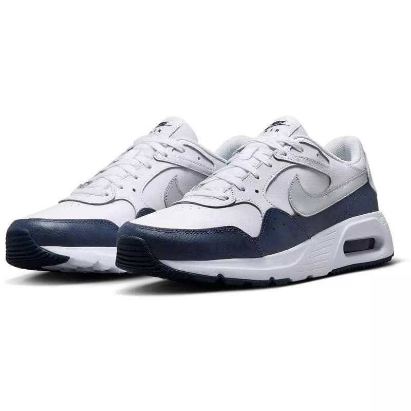 Pánska vychádzková obuv NIKE Air Max SC Leather white smoke grey midnight navy 3
