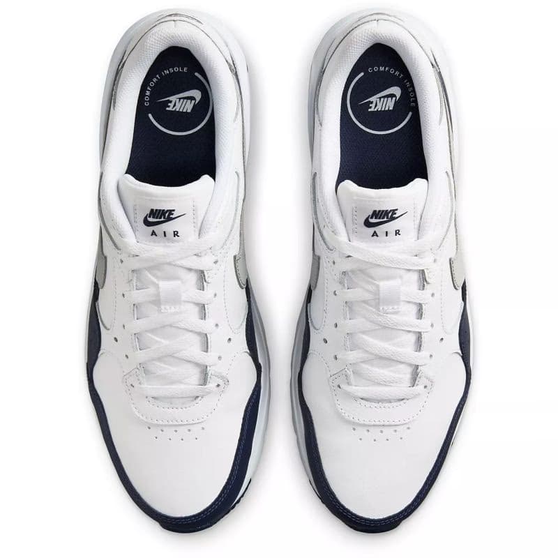Pánska vychádzková obuv NIKE Air Max SC Leather white smoke grey midnight navy 4