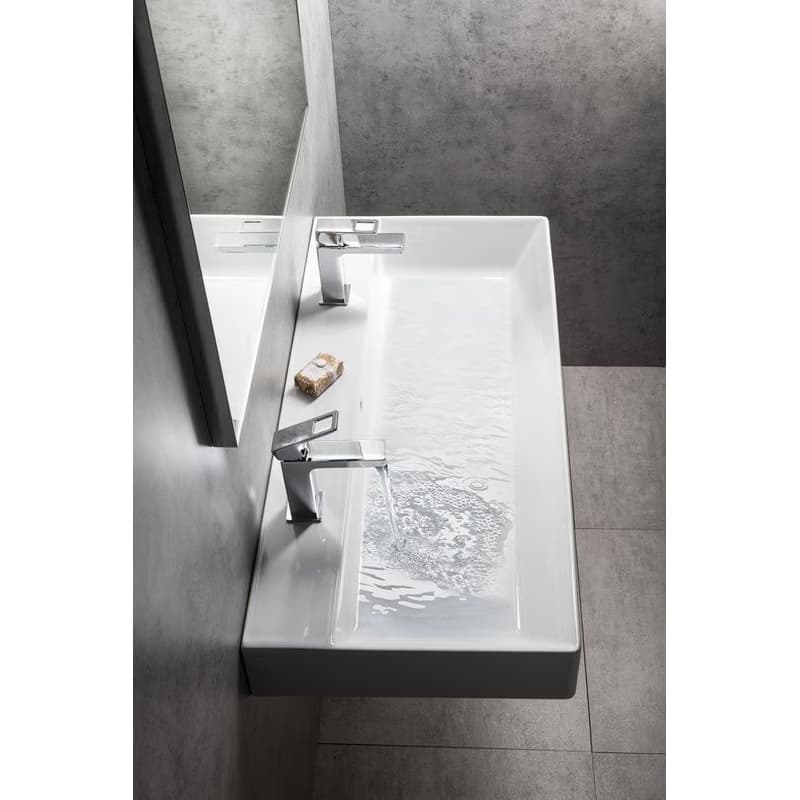 GSI - KUBE X keramické dvojumývadlo 100x47cm, biela ExtraGlaze 9423211 5