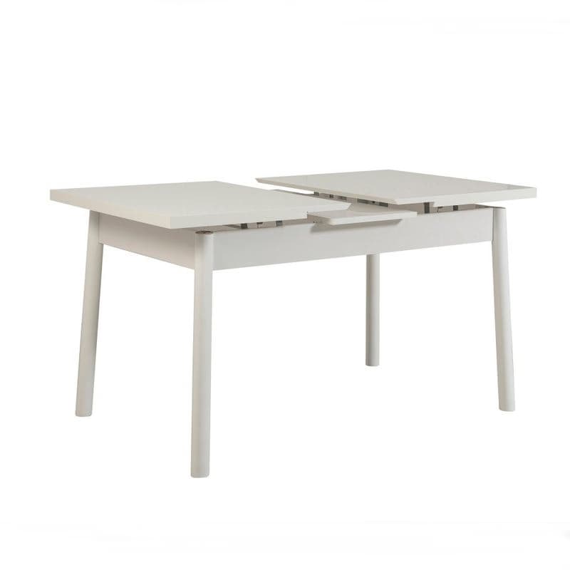 Extendable Dining Table Santiago Masa White 1