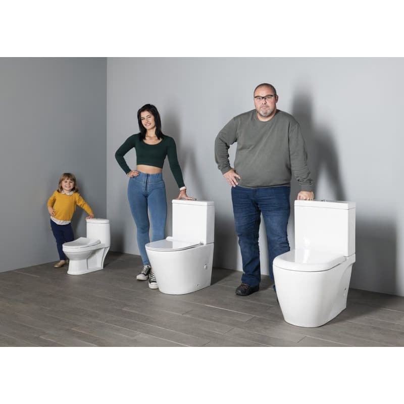 SAPHO - GRANDE WC kombi XL, spodný / zadný odpad, biela GR360 5