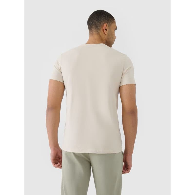 Pánske tričko s krátkym rukávom 4F TSHIRT M2004-12S-CREME 3