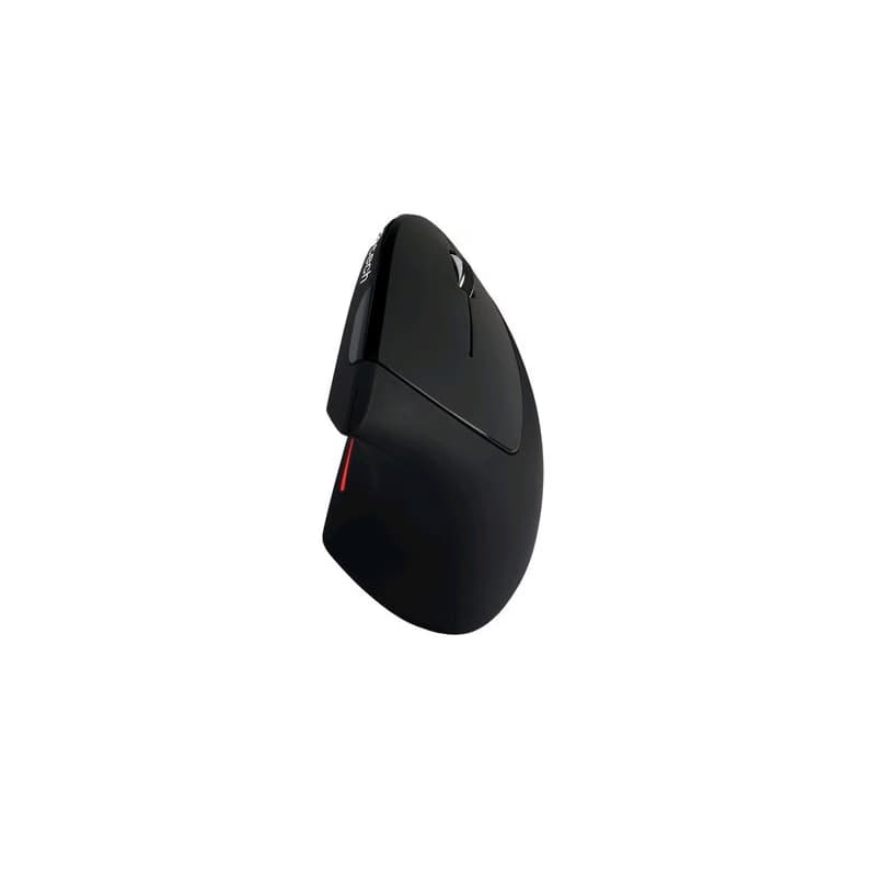 C-TECH myš VEM-09, vertikálna, bezdrôtová, 6 tlačidiel, čierna, USB nano receiver 5