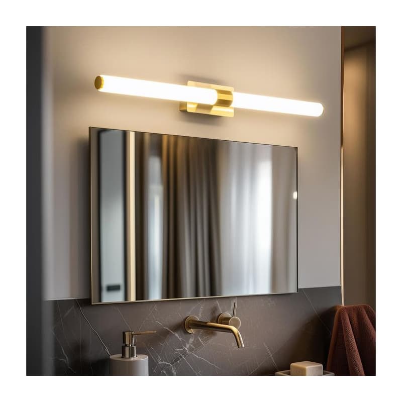 Brilagi - LED kúpeľňové osvetlenie zrkadla DIANA LED/10W/230V IP44 zlaté FG-M1-C17-600-GLD 1