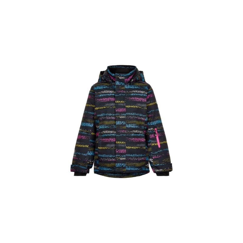 Dievčenská lyžiarska bunda COLOR KIDS Ski jacket AOP, AF 10.000, phantom 1