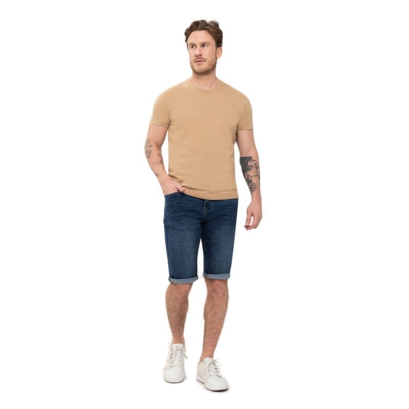 Pánske riflové kraťasy VOLCANO D-MEXT-600-NAVY 3