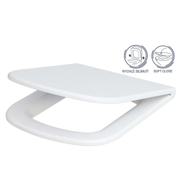 CERSANIT - SEDADLO COLOUR DUROPLAST SOFT-CLOSE EASY-OFF K98-0092 1