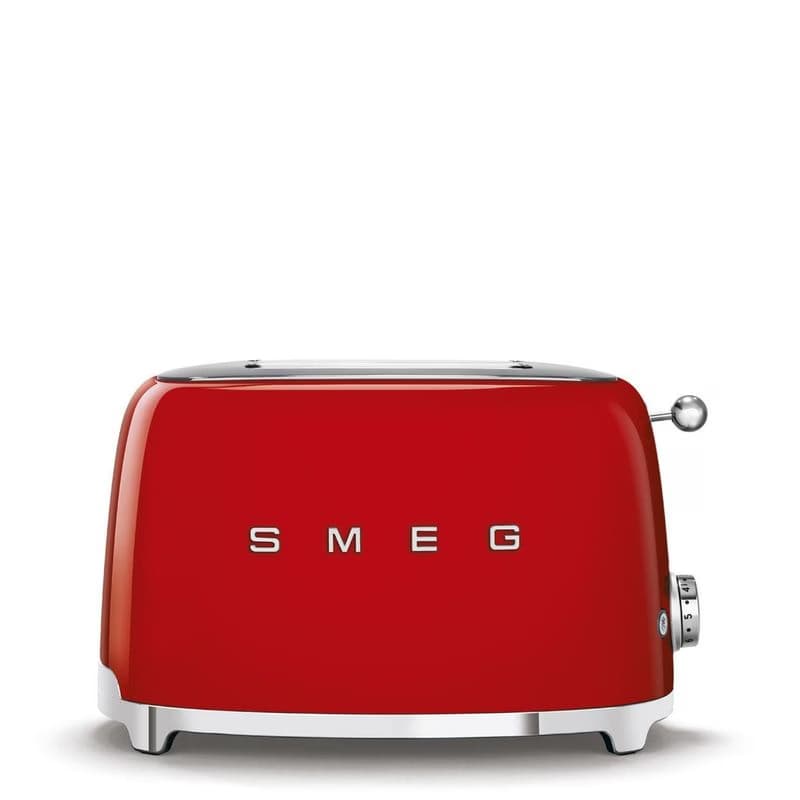 Smeg TSF01RDEU sendvičovač / hriankovač, 2 toasty, 6 úrovní opekania, zásuvka na omrvinky, štýl 50. rokov, červená 1
