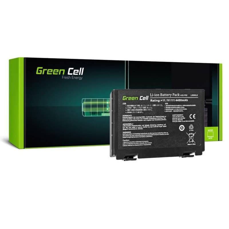 Green Cell Battery A32-F82 A32-F52 L0690L6 pre Asus K40iJ K50 K50AB K50C K50IJ K50i K50iN K70 K70IJ K70IO 1