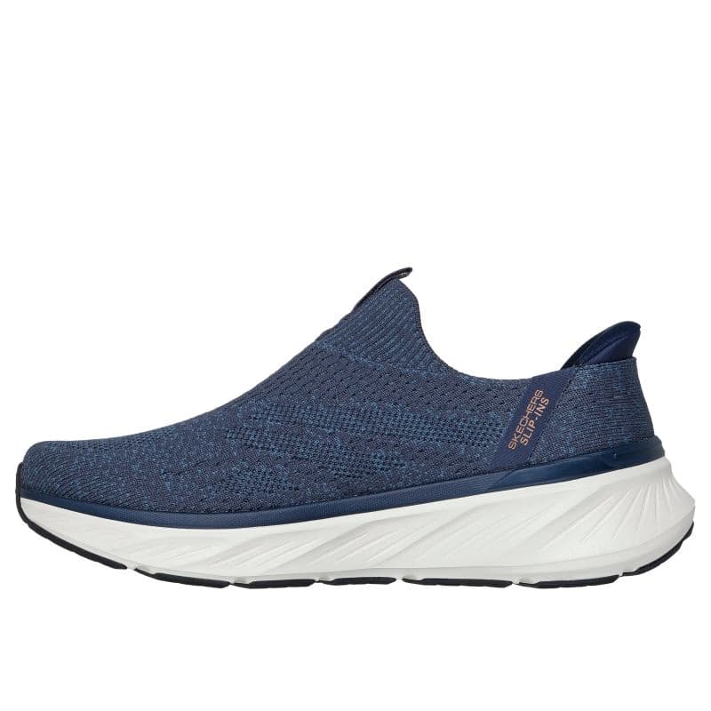 Pánska rekreačná obuv SKECHERS Relaxed Fit Edgeride Commissioner Slip-Ins M navy orange 3