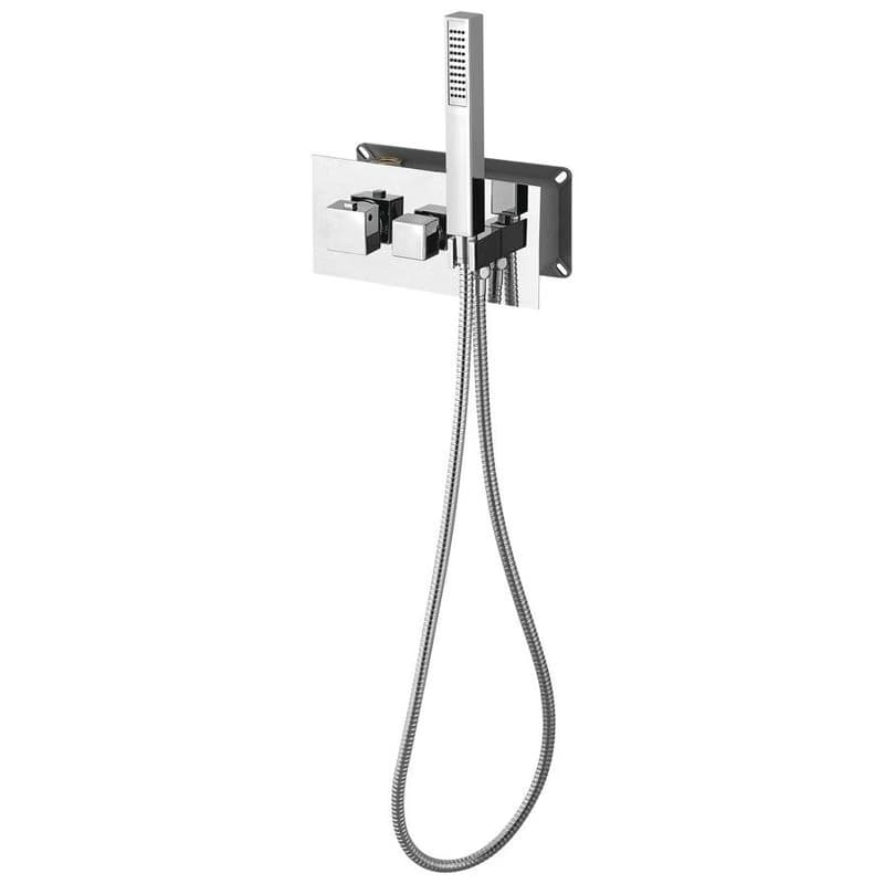 SAPHO - LATUS podomietková sprchová termostatická batéria vrátane ručnej sprchy, 2/3 výstupy, chróm 1102-45 2