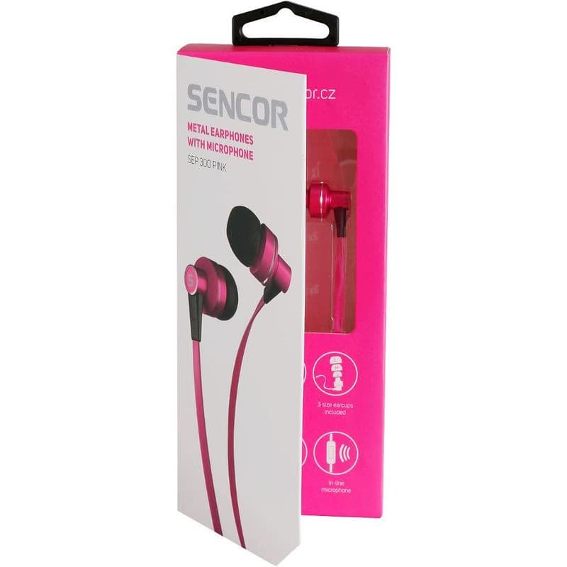 SEP 300 MIC PINK MET SLÚCHADLÁ SENCOR 2