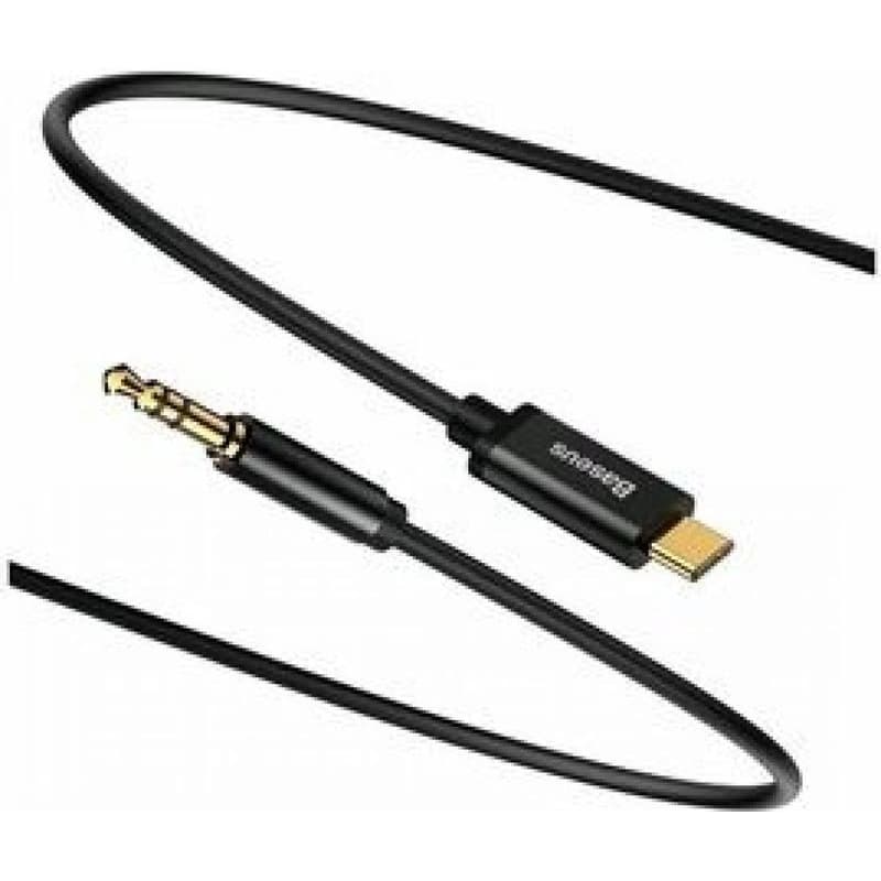 Baseus Yiven Series audio kábel USB-C/3, 5mm Jack 1, 2m, čierna 3