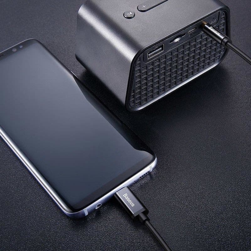 Baseus Yiven Series audio kábel USB-C/3, 5mm Jack 1, 2m, čierna 5