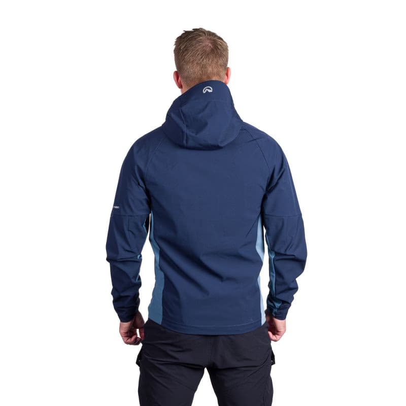 Pánska turistická softshellová bunda NORTHFINDER CIRO-387blueblue 3