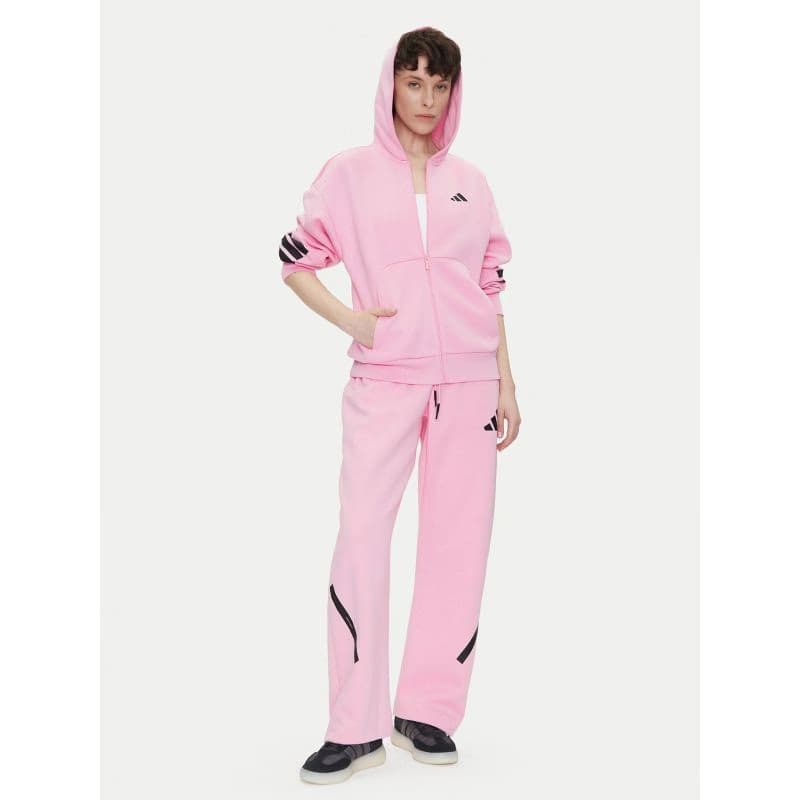 Dámska mikina so zipsom ADIDAS W FI 3S FZ HD TRUPNK 4