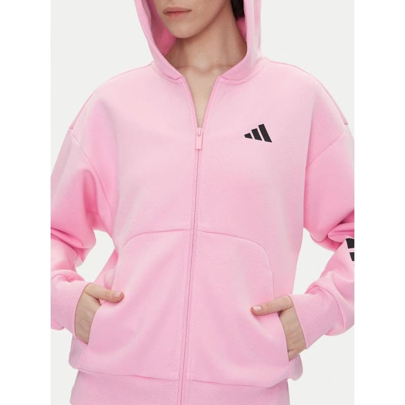 Dámska mikina so zipsom ADIDAS W FI 3S FZ HD TRUPNK 5