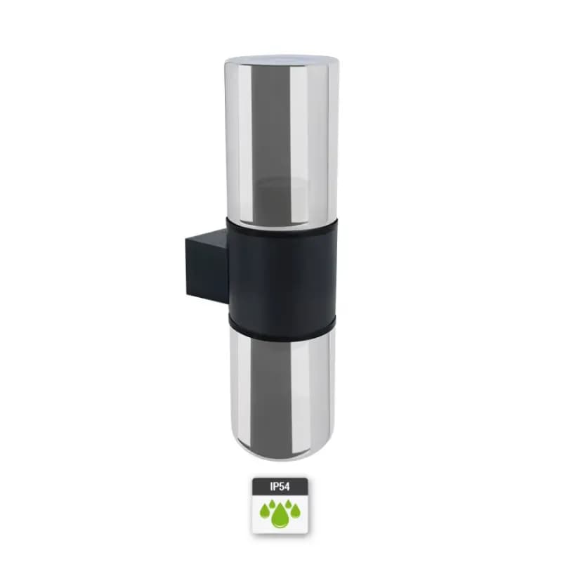 Záhradná lampa Beryl 04599 2 x E27 C black