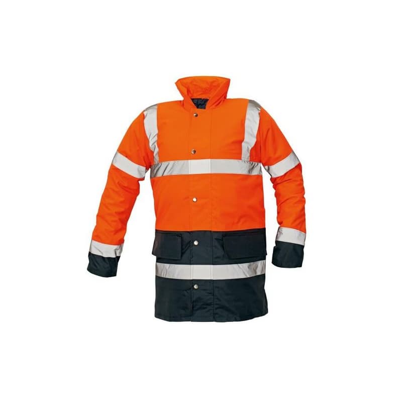 SEFTON bunda HV oranžová/royal XXL 2