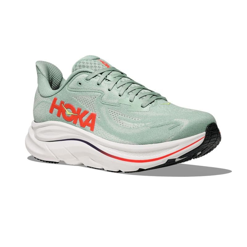 Pánska bežecká obuv HOKA Clifton 10 M sage neon flame 2
