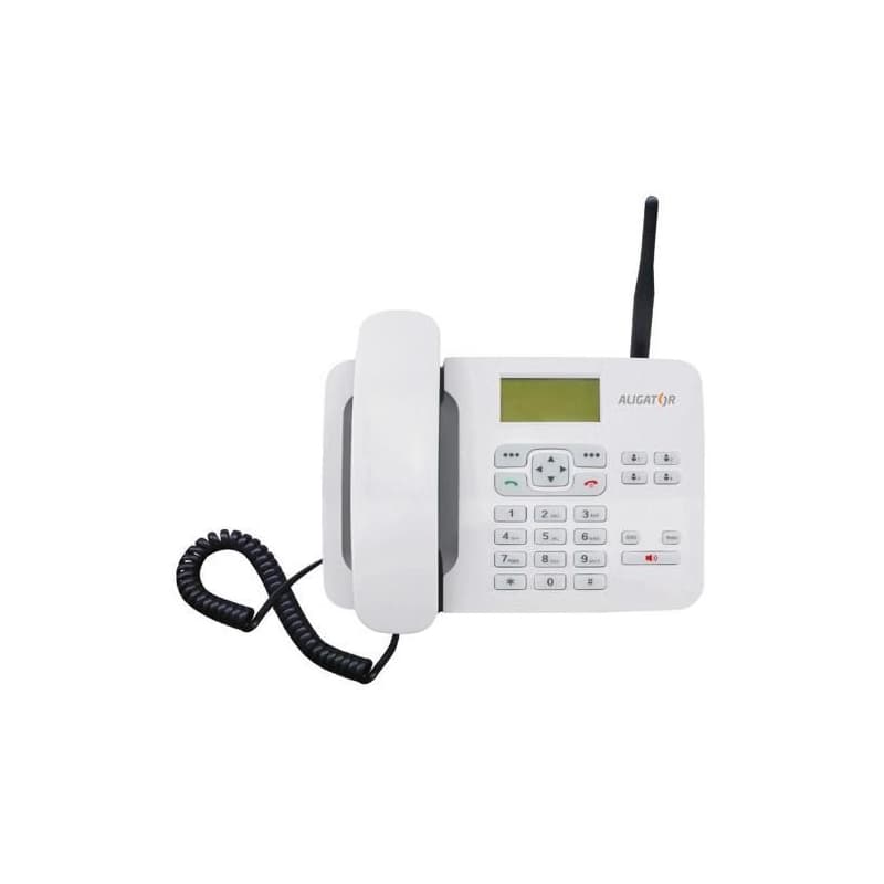 Aligator GSM stolný telefón T100, biela