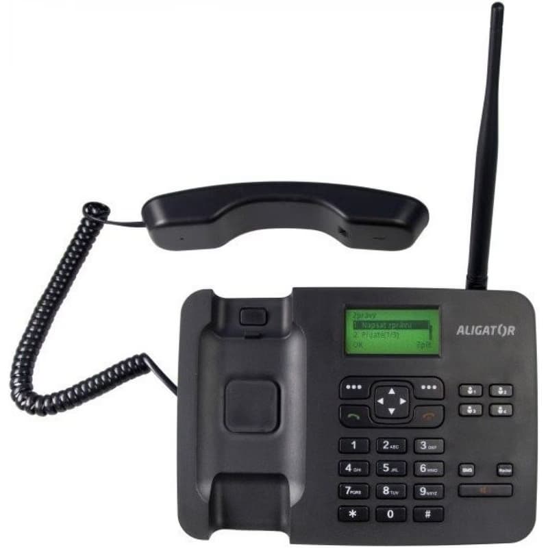 Aligator GSM stolný telefón T100, biela 3