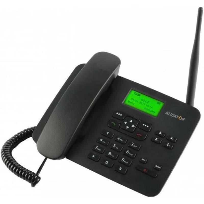 Aligator GSM stolný telefón T100, biela 4