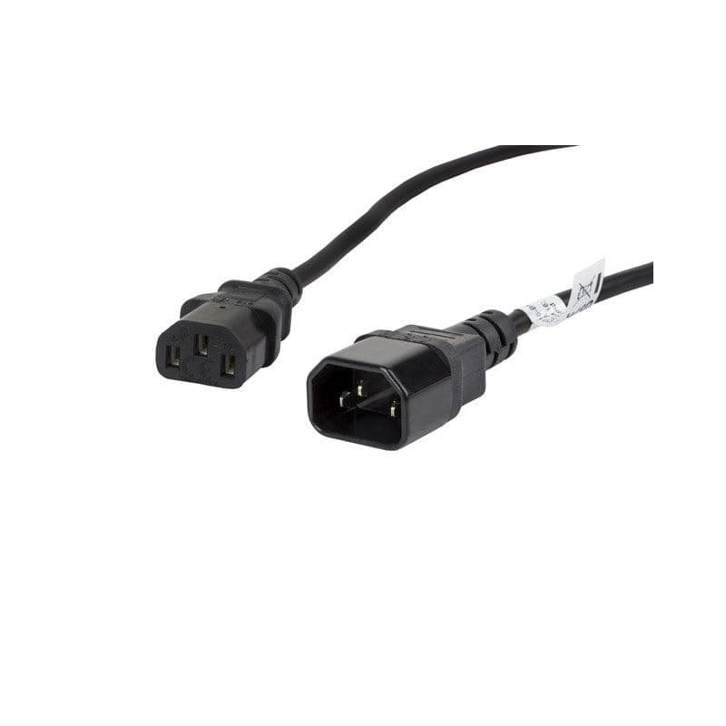 LANBERG IEC 320 C13 na C14 kábel 1.8M VDE čierny 1