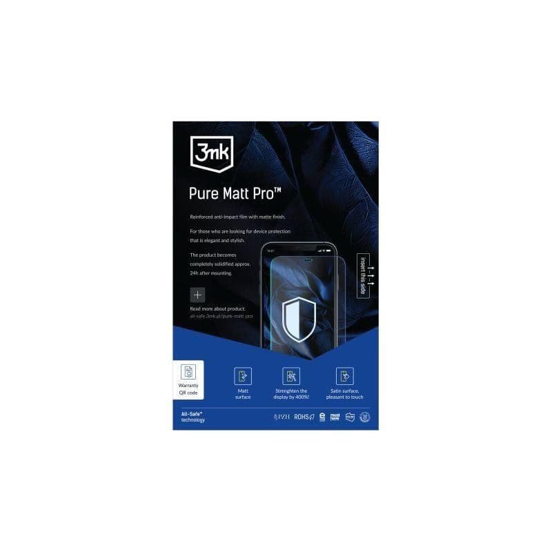 3mk All-Safe - AIO fólia Pure Matt Pre Phone Full Wet Fitting 25 pcs