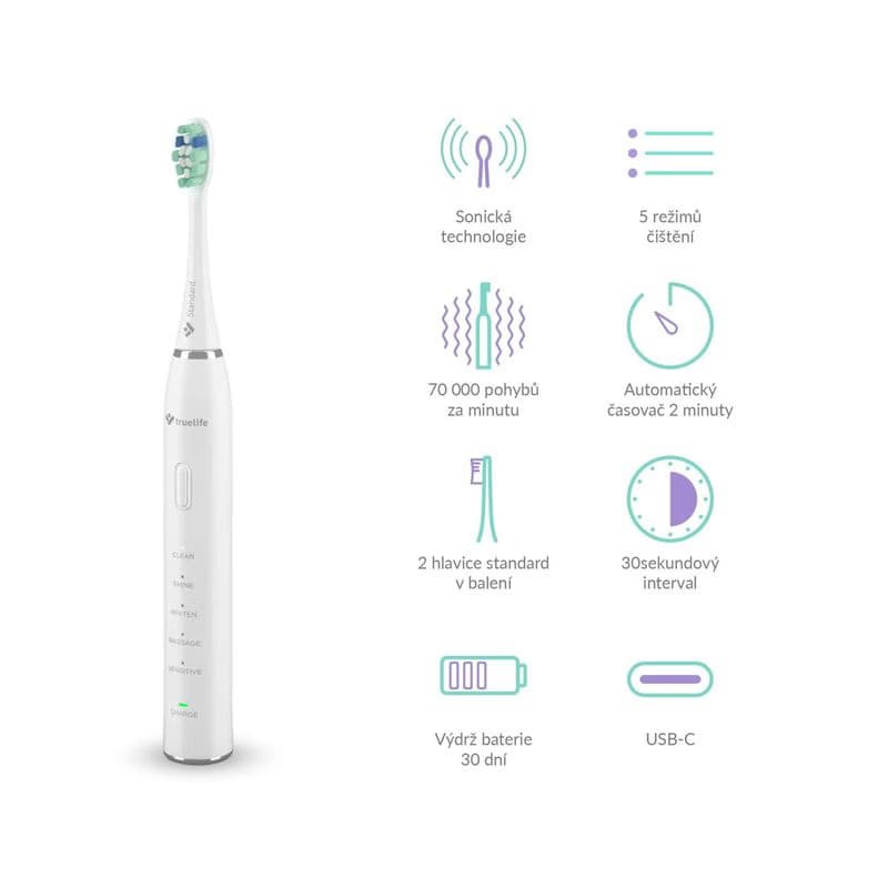 TrueLife SonicBrush Clean30 White 4