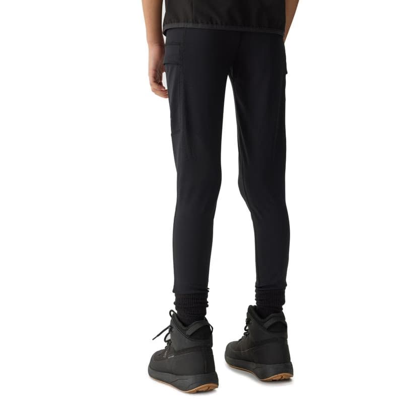 Dievčenské turistické legíny 4F JUNIOR TROUSERS FNK-4FJWSS24TFTRF493-21S-BLACK 3