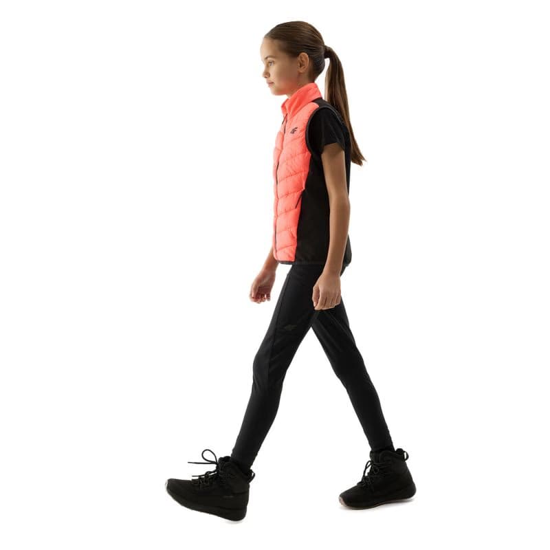 Dievčenské turistické legíny 4F JUNIOR TROUSERS FNK-4FJWSS24TFTRF493-21S-BLACK 5