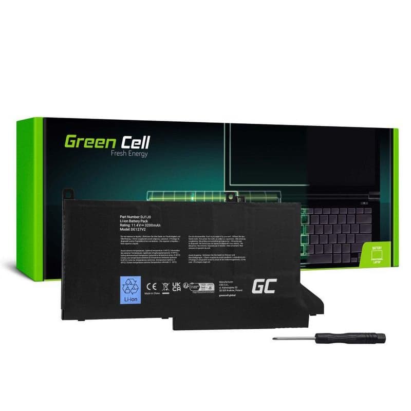 Green Cell Battery DJ1J0 pre Dell Latitude 7280 7290 7380 7390 7480 7490