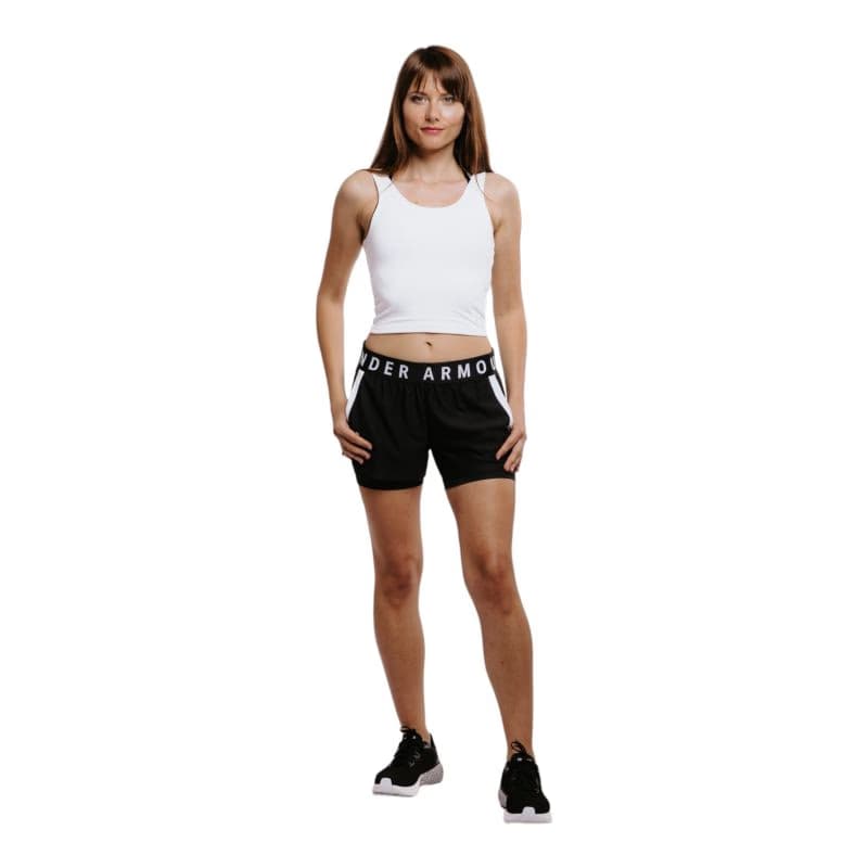 Dámske tréningové kraťasy UNDER ARMOUR Play Up 2-in-1 Shorts-BLK 001 3