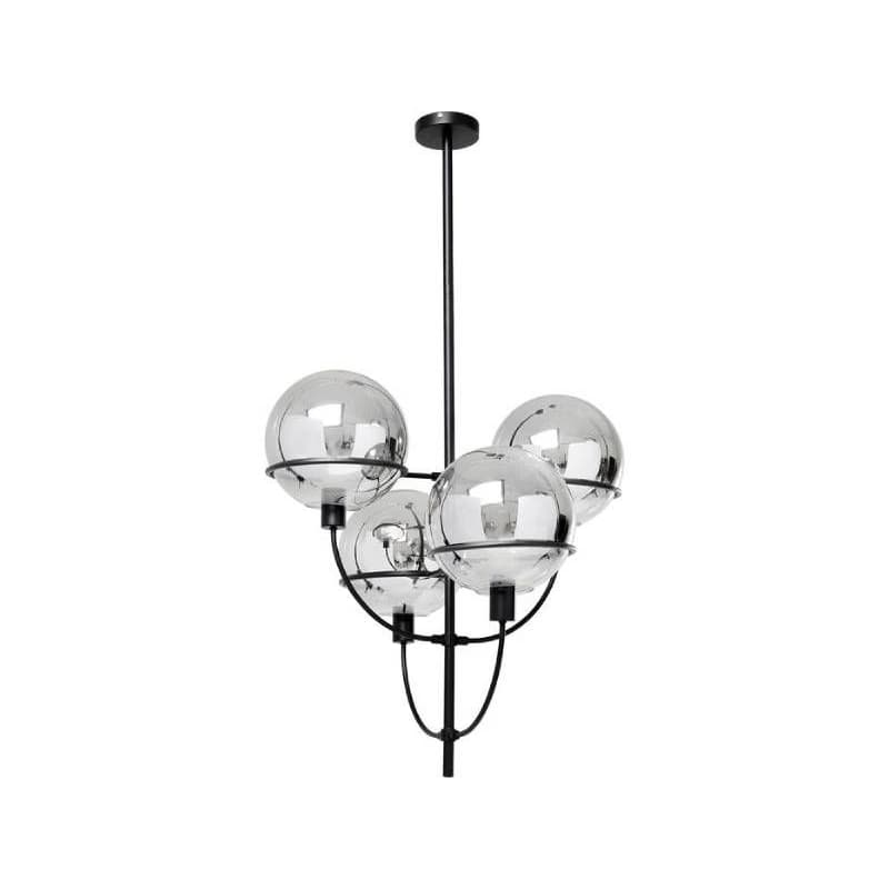 Lantern visiaca lampa čierna