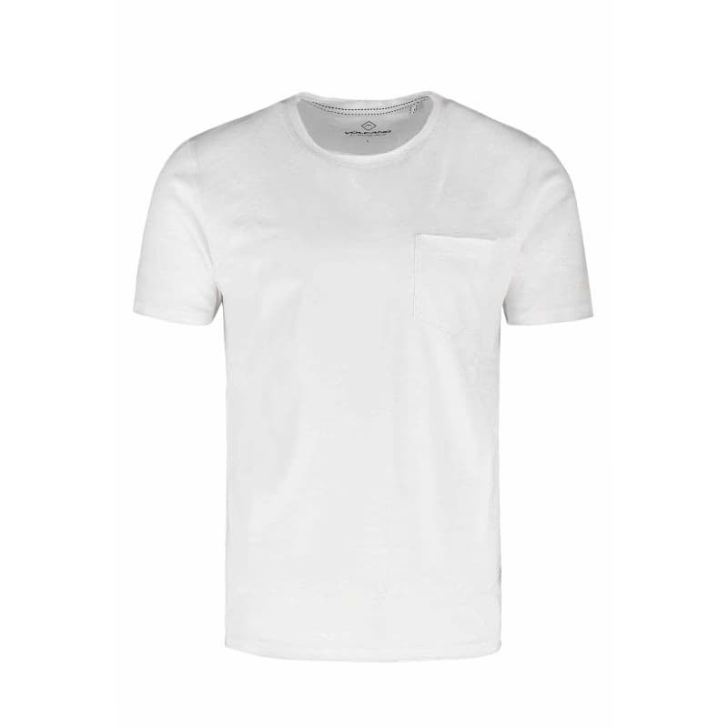 Pánske tričko s krátkym rukávom VOLCANO T-JAGGER-100-WHITE 5